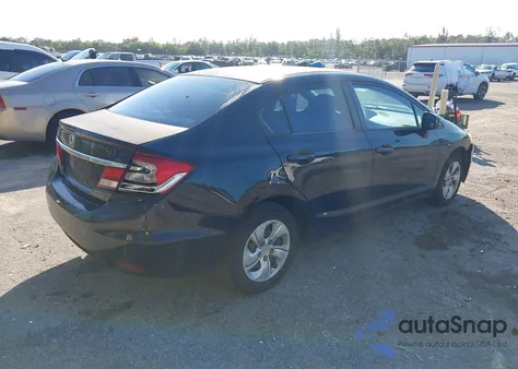 2013 Honda Civic Lx из США, поврежденный, VIN 2HGFB2F53DH565381